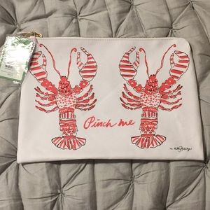 Lilly Pulitzer Lobster Large Makeup Pouch